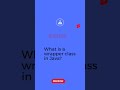 what is wrapper class in hindi #shorts #shortvideo #java