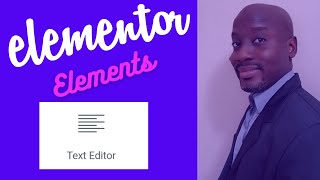 How To Use The Elementor Text Editor 📑 Elementor Elements