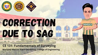 Correction Due to Sag | Taping Corrections | Surveying