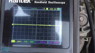 Pinza inductiva y osciloscopio Hantek