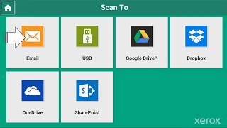 Xerox® Instant Print Kiosk Simple Scan to Email
