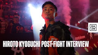 Hiroto Kyoguchi: "There are many other champions I'd like to fight" 🇯🇵