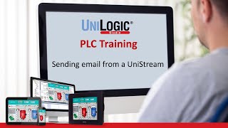 PLC Training: Sending email from a UniStream HMI PLC  | UniLogic for UniStream by Unitronics