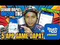 5 App Claim ewallet rm200 touch n go