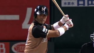 【プロ野球パ】雰囲気を変える一打、仕事人・稲葉のヒットでチャンス拡大 2014/10/19 H-F