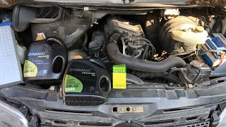 Sprinter 2.2 CDi Oil change // Mercedes-Benz Sprinter 208// How to oil change