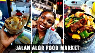 JALAN ALOR Street Food Night Market Tour Bukit Bintang Malaysia