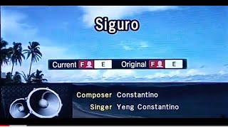 SIGURO Yeng Constantino 🎵Karaoke Version🎵