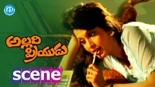 Allari Priyudu Movie Scenes - Ramya Krishna Dreams about Rajasekhar || Madhubala