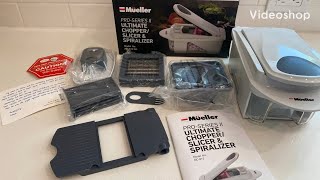 Unboxing Mueller Pro-Series All-in-One 12 Blade Slicer| We cut the Onion first thing after unboxing