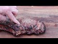 caveman bison tomahawk steak english bbq video 0815bbq