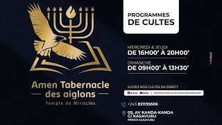 AMEN TABERNACLE/CULTE SPÉCIAL DU MERCREDI 12.02.2025/PASTEUR RICHARD AIGLON KALONJI KANAKAMUKANKU.