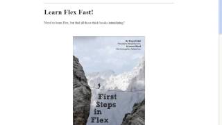 First Steps in Flex - ActionScript