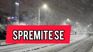 Spremite se! Stize SNEG u Srbiju! Zima se VRACA! #vreme