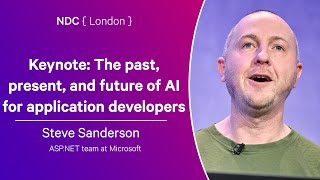 Keynote: The past, present, and future of AI for application developers - Steve Sanderson