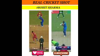 REAL CRICKET SHOTS ROHIT SHARMA #realcricket22 #rc22 #viral #shorts #rohitsharma