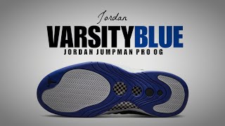 BLACK VARSITY BLUE 2022 Jordan Jumpman Pro DETAILED LOOK + PRICE