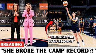 “SHE BROKE CAMP RECORDS?! Caitlin Clark TAKES OVER — Coaches & Owners LEFT SPEECHLESS 😳”
