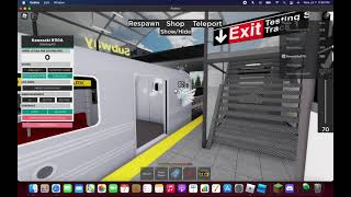 R110A In Roblox Subway Testing Fan Edition (ROBLOX Gameplays)