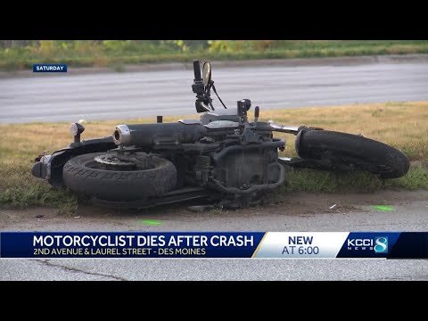 Motorcyclist Dies After Saturday Crash - YouTube