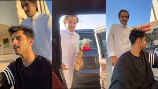 سنابات مشعل القحطاني | طلع مع جميل العتيبي  للمستشفى بعد ما أحترق من كرك نادر 👀!