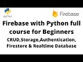 Firebase Python tutorial for Beginners.