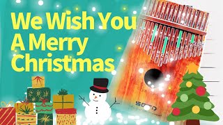 We Wish You A Merry Christmas (Easy Tabs/Tutorial/Play-Along)【Kalimba Cover】