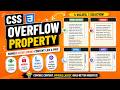 CSS || OVERFLOW ATTRIBUTE - VISIBLE, HIDDEN, SCROLL, AUTO, OVERFLOW-X, OVERFLOW-Y || TUTORIAL.
