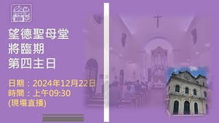 望德聖母堂主日彌撒 │ 將臨期第四主日 (22/12/2024, 09:30)