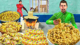 मैगी पकाने की चुनौती 1000 Maggi Noodles Cooking Challenge Hindi  New Comedy Video