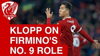 Jurgen Klopp on Roberto Firmino's all-round game: \