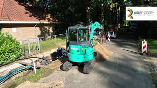 Kobelco SK28SR-7 voor Kers Grondwerken \u0026 Infra