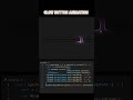 Glowing Button Hover Effect with Pure HTML & CSS ✨”
