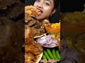 mutton fat curry mutton nalli curry chicken curry chicken liver with rice asmr 🌶️