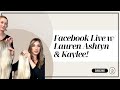 Facebook Live w/ Lauren Ashtyn & Kaylee from The Lauren Ashtyn Collection | Human Hair Topper Colors