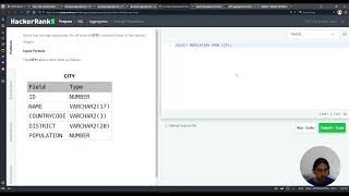 Average Population | SQL Aggregation | HackerRank Solution