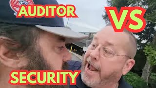 Auditor VS Security Guard. #1stamendment #security #police