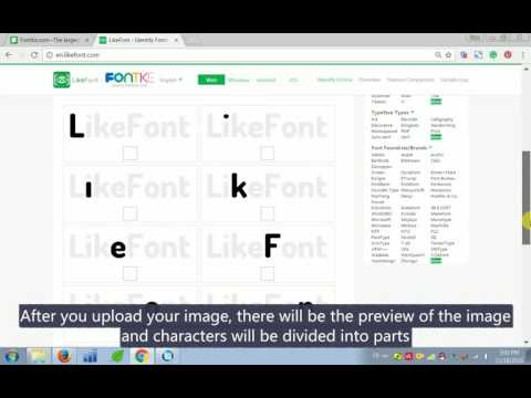 How To Identify Fonts From Image With LikeFont - YouTube