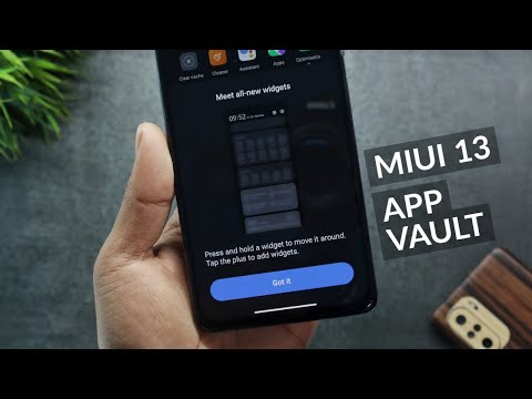 Instale MIUI 13 Global App Vault en cualquier dispositivo Xiaomi Obtenga nuevos widgets MIUI en Miui 12.5