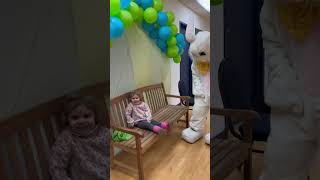 Egg Hunt & Easter Bunny 🐰#egghunt #easter #bunny #kids #school #activities #fun #funtime #shorts