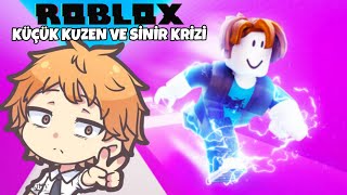 KÜÇÜK KUZENİMLE PARKUR OYNARKEN SİNİR KRİZİ GEÇİRDİM!/ ROBLOX KOMİK ANLAR