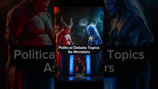 Political Debate Topics As Monsters #viral #politics #president #kamala #trump #vote #monster #ai