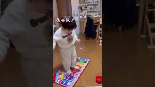 アンパンマンドレミファステップマットで遊んでみた！#shorts #子供 #男の子 #2歳児 #アンパンマン