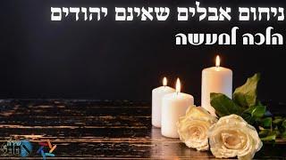 ניחום אבלים נכרים ✨️ האם מותר לנחם אבלים שאינם יהודים ✨️ מה מותר מפני דרכי שלום ✨️ הלכה למעשה