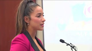 Olympic gymnast Aly Raisman gives victim impact statement during ex-team doctor sentencing (Part 1)