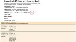 How to Use the OASL Learning Goals Database