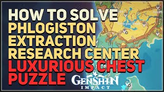 Phlogiston Extraction Research Center Puzzle Genshin Impact