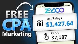 (Bank $1000/Week) with Zeydoo CPA Marketing • CPA Affiliate Marketing For Beginners