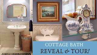 Small Cottage Bathroom DIY Projects & Full Tour ~ Decorate & Thrift with Me! Pt 3