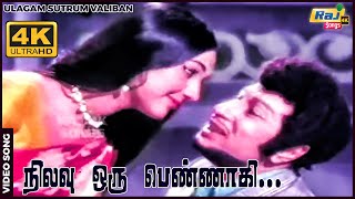 நிலவு ஒரு பெண்ணாகி உலவுகின்ற அழகோ...| M. G. Ramachandran | Chandrakala | Raj 4k Songs